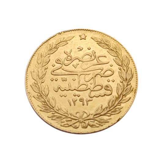 Zlatnik "100 KURUS" 22K 917/1000; masa=7.21g