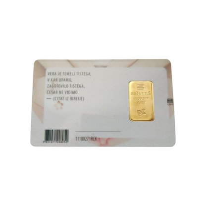 Naložbeno zlato "Sveta grama" 24K 999.9/1000; masa=2.00g