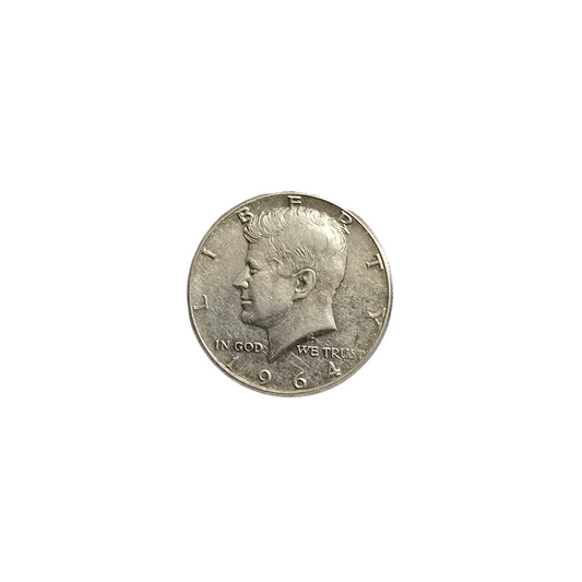 Srebrnik "Kennedy half dollar" Ag 900/1000; masa=12.43g