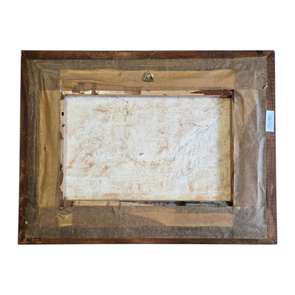 N/A; olje na platnu, "Dvorec", 41 cm x 31 cm