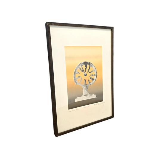 Tone Svetina; grafika; "Ura časa"; 35 cm x 50 cm