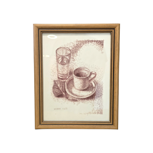 Jeran; akvarel; Tihožitje; 30 cm x 37 cm