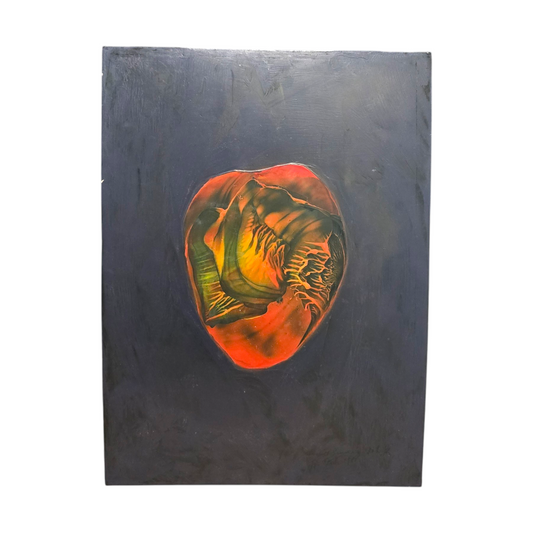 E.S.H.; akril na karton; "Srce"; 37 cm x 50 cm