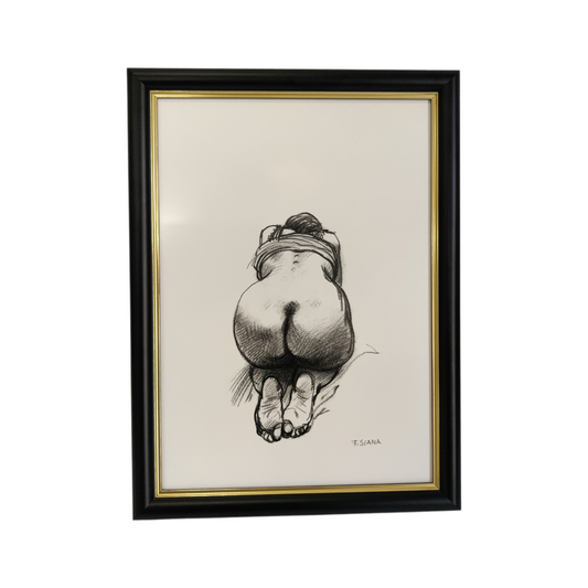 France Slana; print; akt; 39 cm x 29 cm
