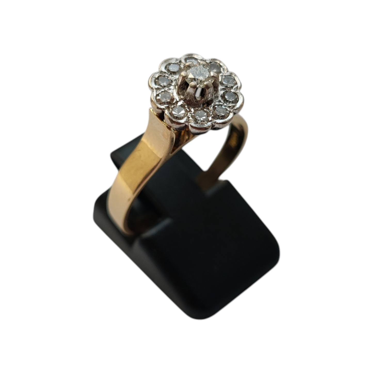 Diamantni prstan "ASTRA" 18K 750/1000+DIA; masa=4.21g