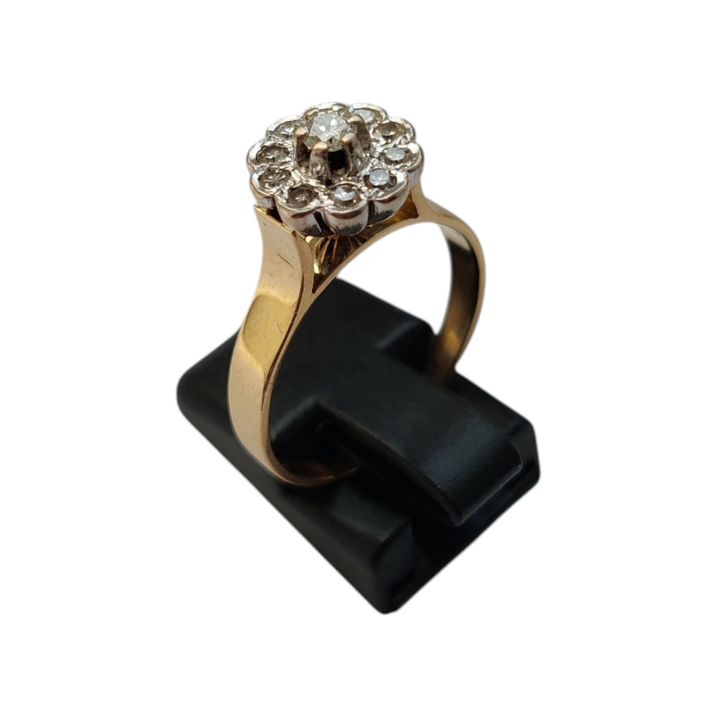 Diamantni prstan "ASTRA" 18K 750/1000+DIA; masa=4.21g