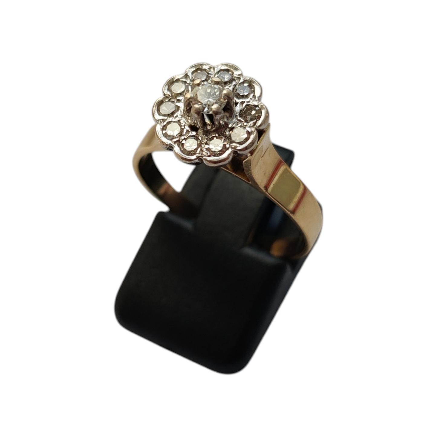 Diamantni prstan "ASTRA" 18K 750/1000+DIA; masa=4.21g