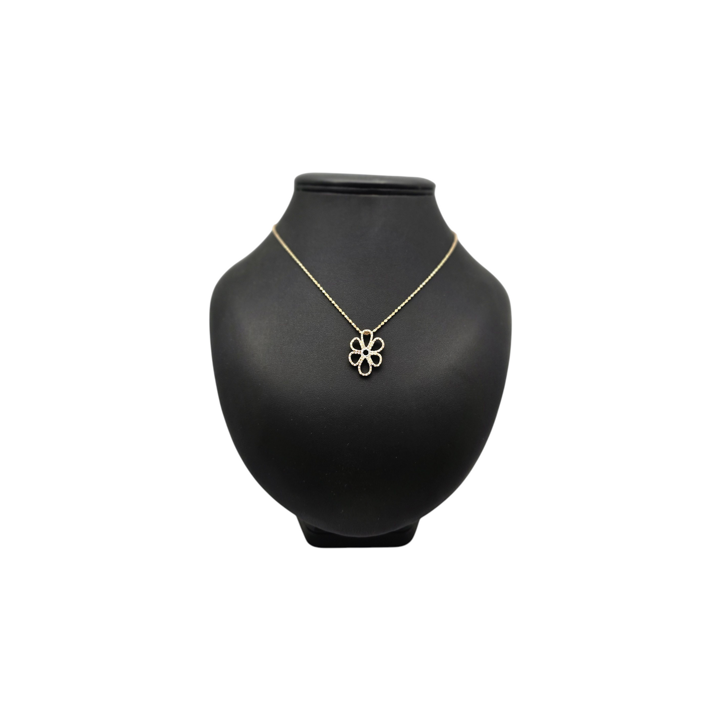 Diamantna verižica ''PETAL'' 18K 750/1000+DIA; masa=7.32g