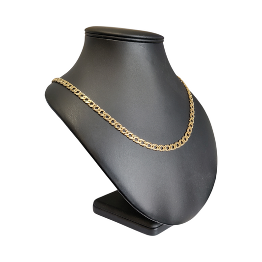 Zlata verižica "SPADE" 14K 585/1000; masa=27.14g
