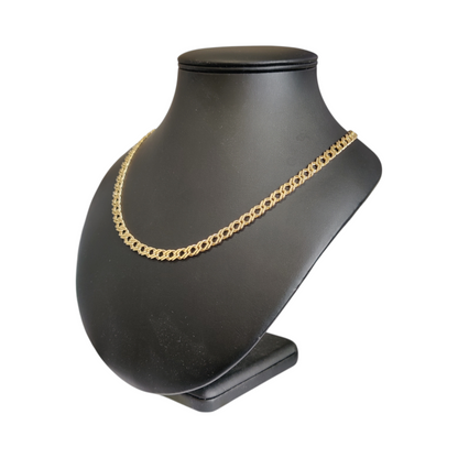 Zlata verižica "SPADE" 14K 585/1000; masa=27.14g