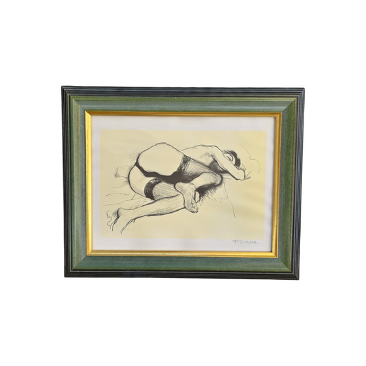 France Slana; Grafika; akt; 51 cm x 42 cm