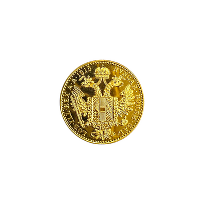 Zlatnik Franc IOS dukat 986/1000; masa=3.49g