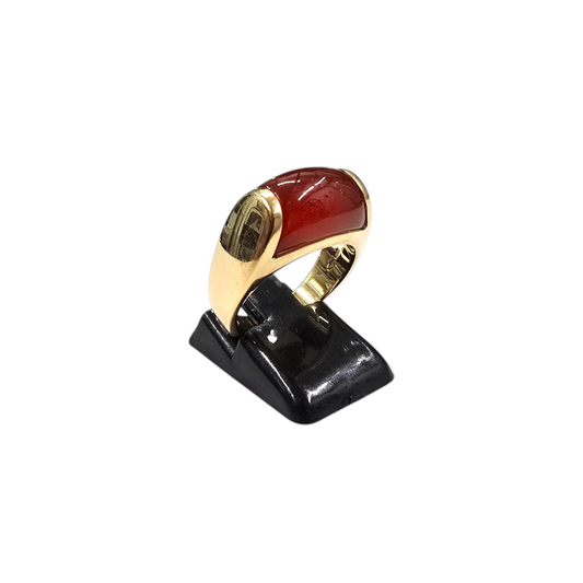 Zlati prstan "REDEYE" 18K 750/1000; masa=8.93g