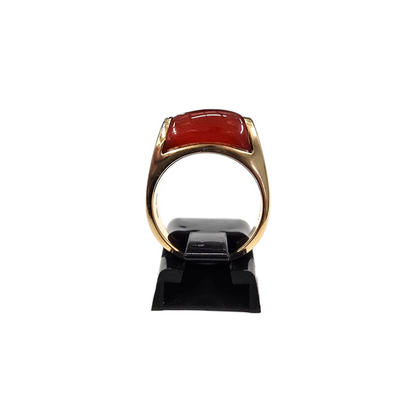 Zlati prstan "REDEYE" 18K 750/1000; masa=8.93g