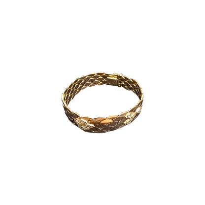 Zlata zapestnica "DELTOI" 18K 750/1000; masa=27.55g