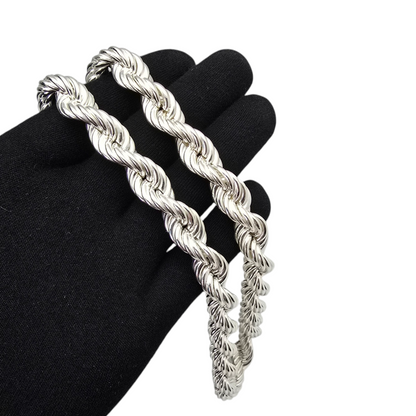 Srebrna verižica Italian Rope (XXL) 925/1000; masa=181.57g