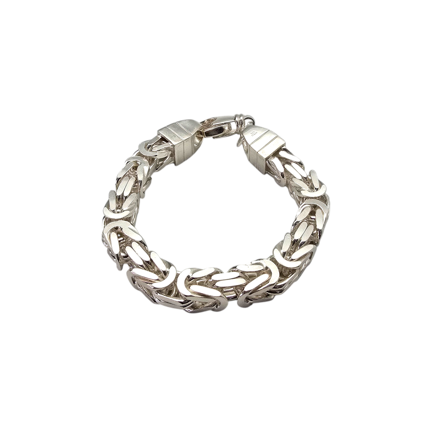 Srebrna zapestnica Kraljevi vez (XL) 925/1000; masa=114.50g