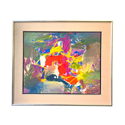 Jemec Andrej; akril na platno; abstrakt; 80 cm x 76 cm