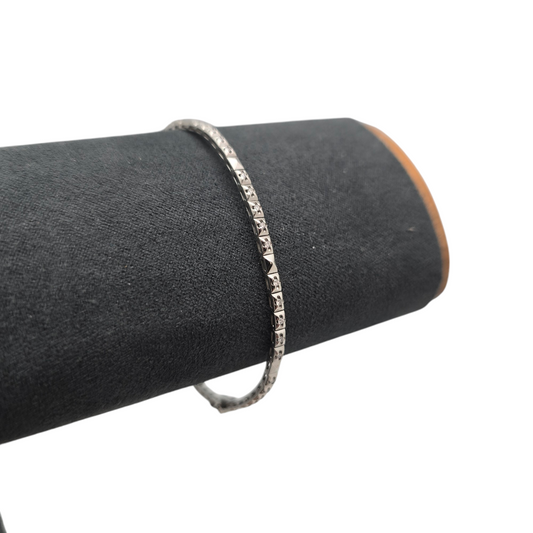 Diamantna zapestnica "TIMUR" 18K 750/1000+DIA+CERT; masa=6.00g