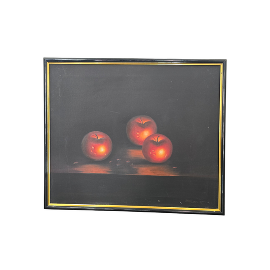K. Mason; akril na platno; "Jabolka"; 67 cm x 59cm