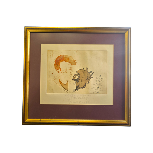 Biljana Unkovska; jedkanica ; "Rings roads"; 63 cm x 58 cm
