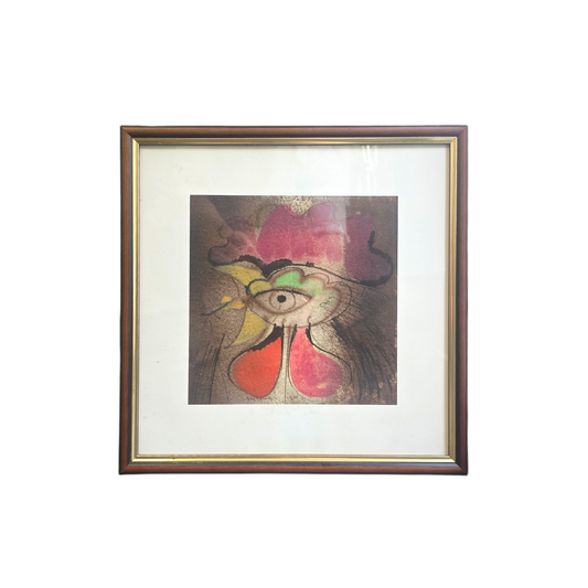 Štefan Potočnik; akavarel; "Petelin"; 36 cm x 36 cm