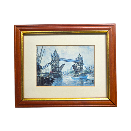 N/A; grafika; "Tower bridge"; 22 cm X 18 cm