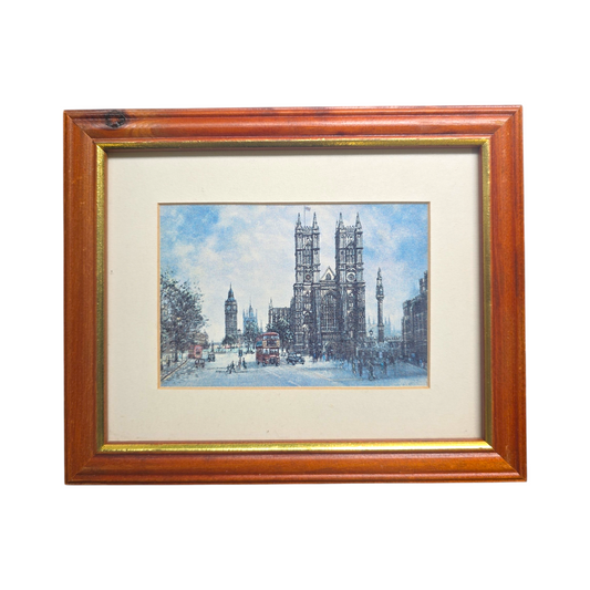 N/A; grafika; "Westminster abbey"; 22 cm X 18 cm