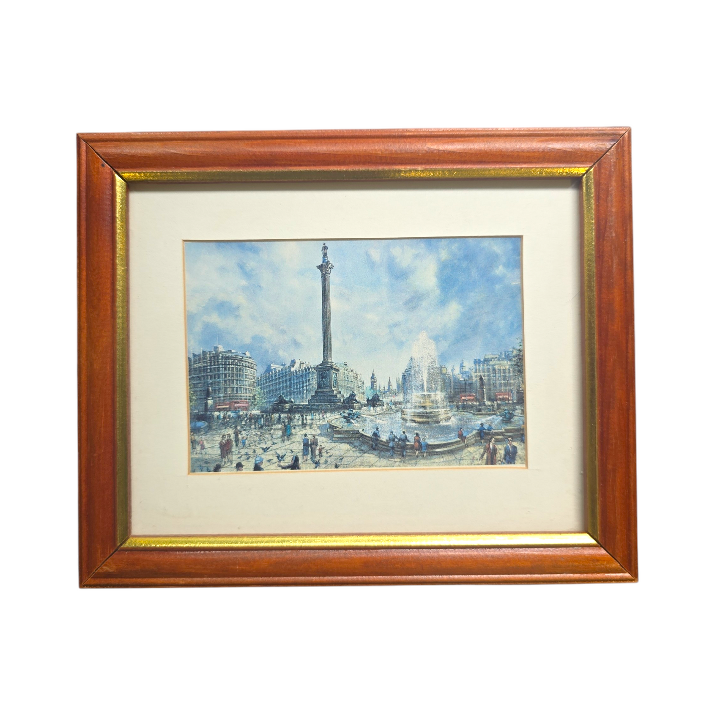 N/A; grafika; "Trafalgar square"; 22 cm X 18 cm