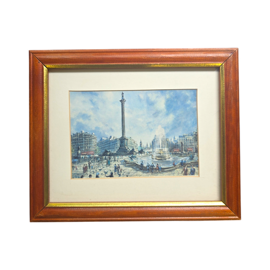 N/A; grafika; "Trafalgar square"; 22 cm X 18 cm