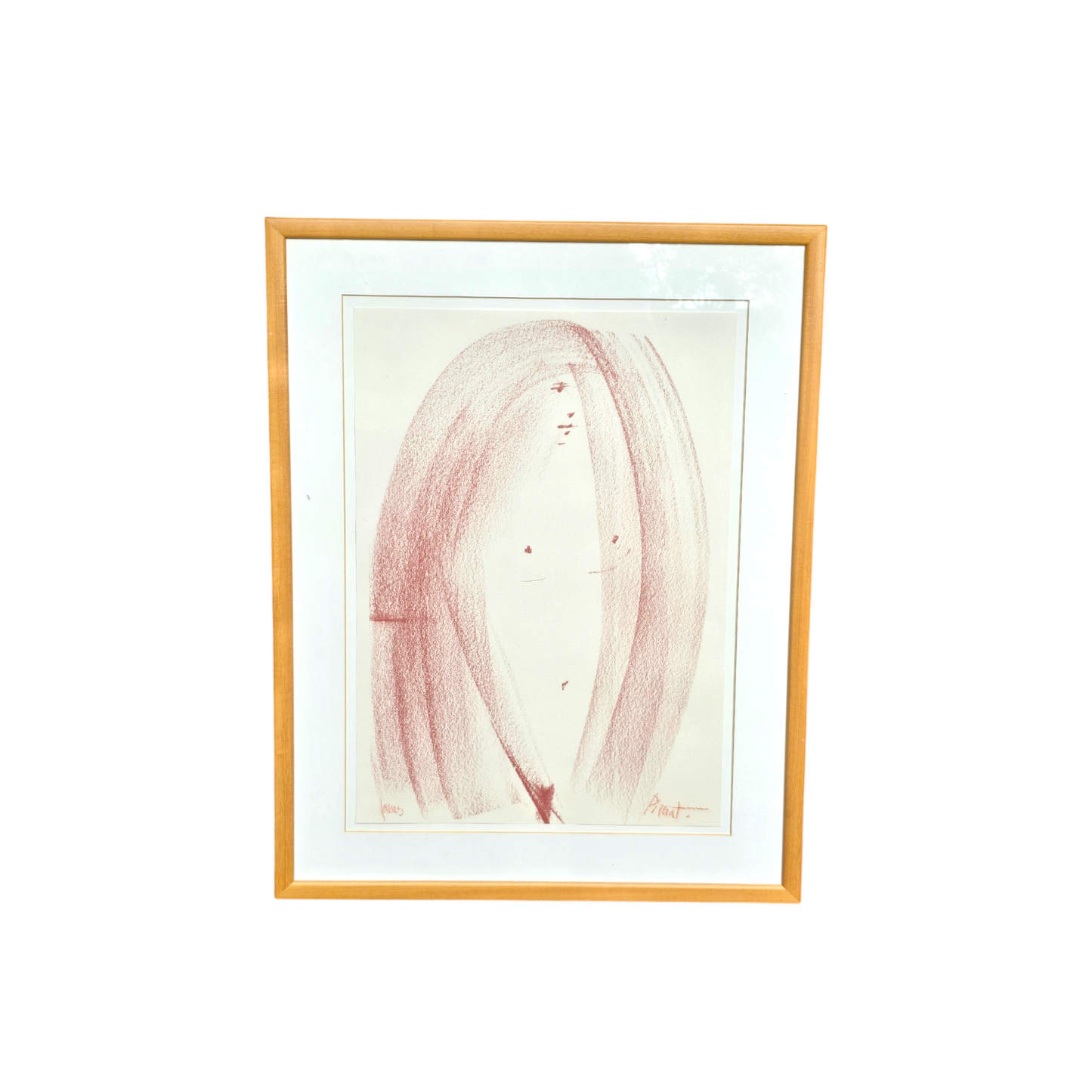 Janez Pirnat; voščenka ; akt; 78 cm x 60 cm