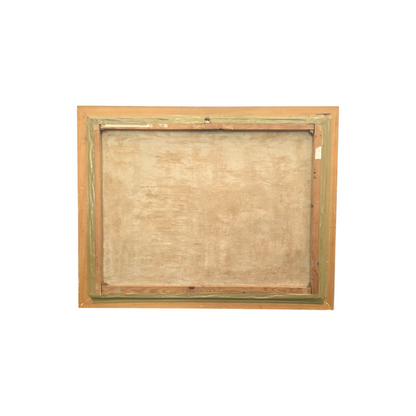 Janez Šibila; jajčna tempera; "Gozd"; 103 cm × 81 cm