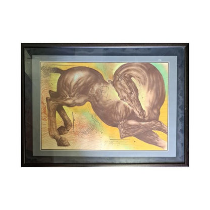Milan Mića Uzelac - Konj 1989 (86.50cm x 63.50 cm)